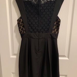 Class Black Dress - Lace on Back